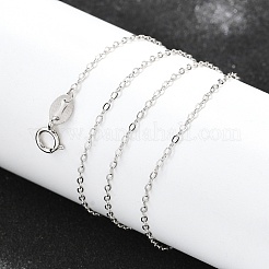 Collares de plata esterlina chapados en rodio antideslustre&nbsp;X-STER-M034-32B