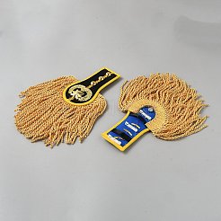 Épaulettes en polyester&nbsp;DIY-WH0671-423