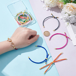 12 pieza de cordón de algodón de nailon ajustable de 12 colores para hacer&nbsp;OCOR-HY0001-42
