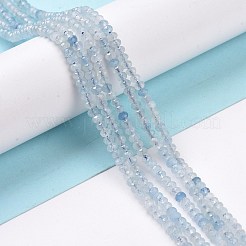 Natürliche Aquamarin Perlen Strang&nbsp;G-E591-02