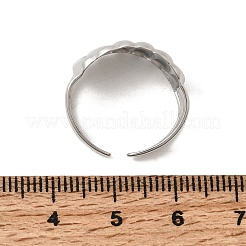 Anillos abiertos para puños de acero inoxidable 304&nbsp;LS-STAS-H259-05P