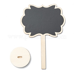 Mini-Tafeltafeln aus Buchsbaum mit Blumen&nbsp;WOOD-F010-03