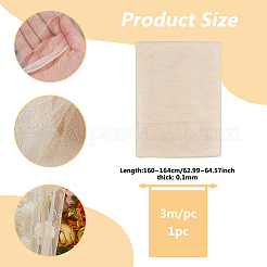 Tissu de dentelle en maille de polyester&nbsp;DIY-WH0504-430A