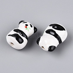 Perles en porcelaine manuelles&nbsp;PORC-T133-18