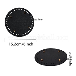 2Stk. 2 Farben Pu Leder Strick Häkeltaschen Nagelboden Shaper Pad&nbsp;DIY-SZ0001-83A
