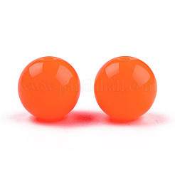 Perles en acrylique fluorescente&nbsp;X-MACR-R517-8mm-03