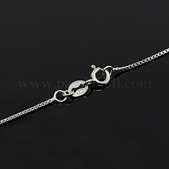 Colliers en argent sterling plaqué rhodium anti-ternissement 925&nbsp;STER-M034-39A