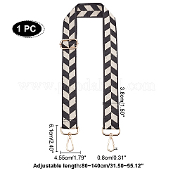 Verstellbarer Polyester-Taschengurt mit geometrischem Muster&nbsp;FIND-WH0092-33B
