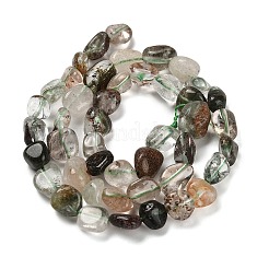 Natürlichen grünen lodolite Quarzperlen Stränge&nbsp;G-P497-01E-32