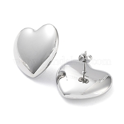 Pendientes de botón de acero inoxidable 304 que no se deslustran&nbsp;EJEW-Z032-02P-06