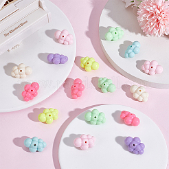 50pcs perles acryliques opaques&nbsp;MACR-ME0001-06