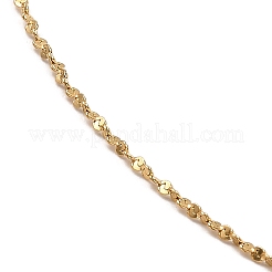 10 pz set di collane a catena serpentina in acciaio inossidabile 304 con placcatura sotto vuoto in PVD&nbsp;NJEW-K254-01G