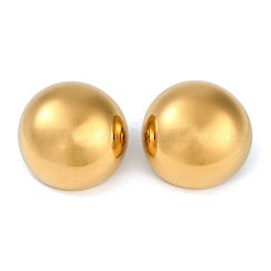 Pendientes de botón de acero inoxidable 304&nbsp;EJEW-D282-01G