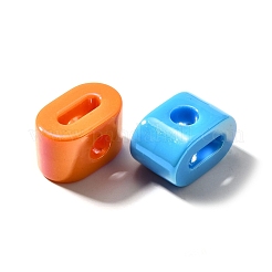 Perline acriliche opache con placcatura uv&nbsp;SACR-Z007-02A