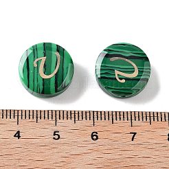 Perline di malachite sintetiche&nbsp;G-A238-01U