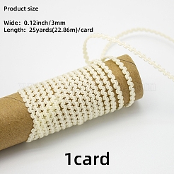 25 Yards Nylon-Spitzenband mit gewellten Fransen&nbsp;OCOR-GF0004-30F