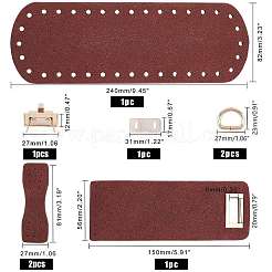 Bricolage tricot sac en cuir pu crochet&nbsp;FIND-WH0052-B