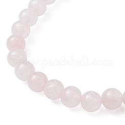 Braccialetti elastici con perline rotonde di pietre preziose miste naturali&nbsp;BJEW-JB09727