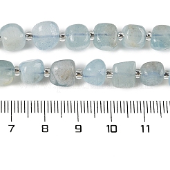 Natürliche Aquamarin Perlen Stränge&nbsp;G-A254-A01-01