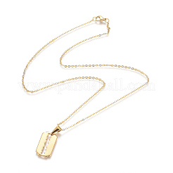 Colliers pendentifs en acier inoxydable 304&nbsp;NJEW-F275-16G