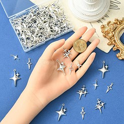 100 pz 4 stili ciondoli cavi in lega stile tibetano&nbsp;FIND-YW0007-99