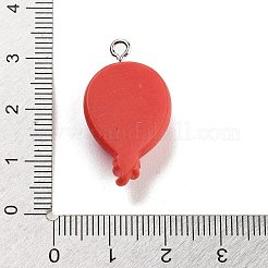 Pendentifs en résine opaque sur le thème de noël&nbsp;RESI-F054-B03