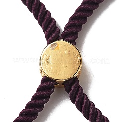 Bracelets coulissants en corde milan torsadée à moitié finis&nbsp;FIND-G032-01G-13