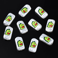 Perles d'imitation en plastique ABS imprimées 3d&nbsp;KY-S163-434