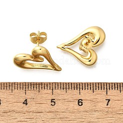 Pendientes de acero inoxidable 304 para mujer&nbsp;EJEW-L296-077G