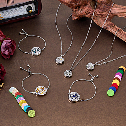 Kit per realizzare braccialetti e collane con ciondolo regolabili&nbsp;DIY-HS0002-65A