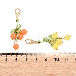5 ciondolo decorativo a forma di occhio di gatto&nbsp;HJEW-CP00058