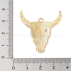 Anhänger aus vergoldeter Legierung mit Emaille im West-Cowboy-Stil&nbsp;FIND-B036-02E