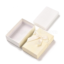 Boîtes d'emballage pour ensemble de bijoux en carton&nbsp;X-CON-Z006-01D