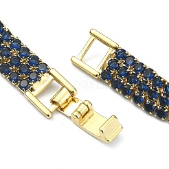 Bracelets de tennis en zircone cubique pour femme fille cadeau&nbsp;BJEW-F450-04G-04
