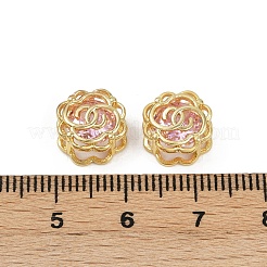 Perline zirconi micro pave  in ottone&nbsp;KK-C093-08G-02