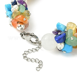 Bracelet en jade blanc naturel&nbsp;BJEW-JB09631-02