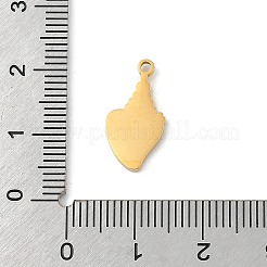 Pendentifs en acier inoxydable 304 émaillés&nbsp;STAS-U039-09G
