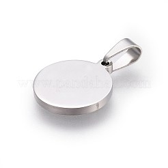Pendentifs vierges estampés en acier inoxydable 304 résistant au ternissement&nbsp;X-STAS-L220-03A