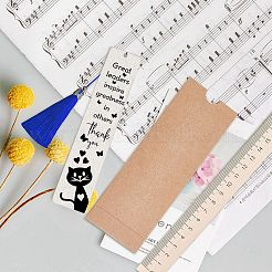 DIY-Sets zum Basteln rechteckiger Lesezeichen&nbsp;DIY-CP0006-84J