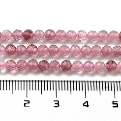 Natürlichen Erdbeere Quarzperlen Stränge&nbsp;G-G140-A03-03