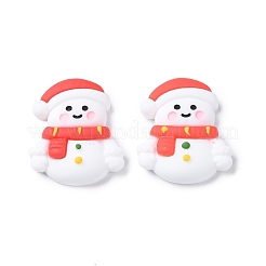 Cabochons en résine opaque sur le thème de Noël&nbsp;RESI-F042-01H