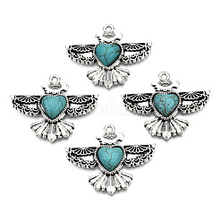Tibetischer stil Aluminium Anhänger & Charms&nbsp;PALLOY-R113-005-RS