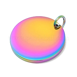Pendentifs en acier inoxydable 304 avec placage ionique (IP)&nbsp;STAS-I311-32F-RC