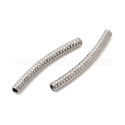 304 Edelstahl-Rohrperlen&nbsp;STAS-B128-13D-P