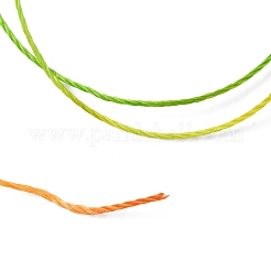 Cordon torsadé rond en polyester ciré&nbsp;YC-L003-C-M