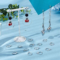 24 paio di orecchini a cerchio in ottone&nbsp;DIY-CN0002-20
