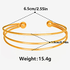 Brazaletes de acero inoxidable 304&nbsp;ID4406-2