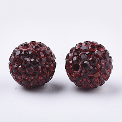 Handgemachte Fimo-Perlen Strass&nbsp;RB-S250-12mm-A11