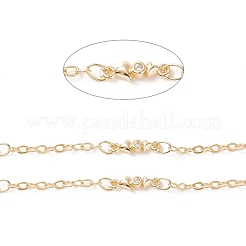 Catene in ottone a doppia maglia a cuore&nbsp;CHC-P009-03G