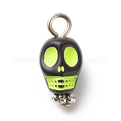 Pendentifs en acrylique tête de mort&nbsp;PALLOY-JF01757-01